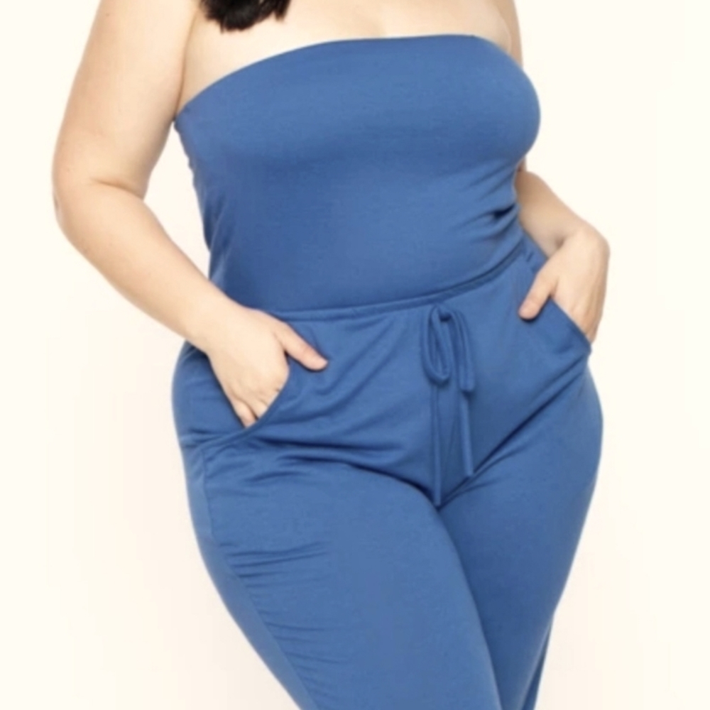 Navy blue women jumpsuit.size 3X